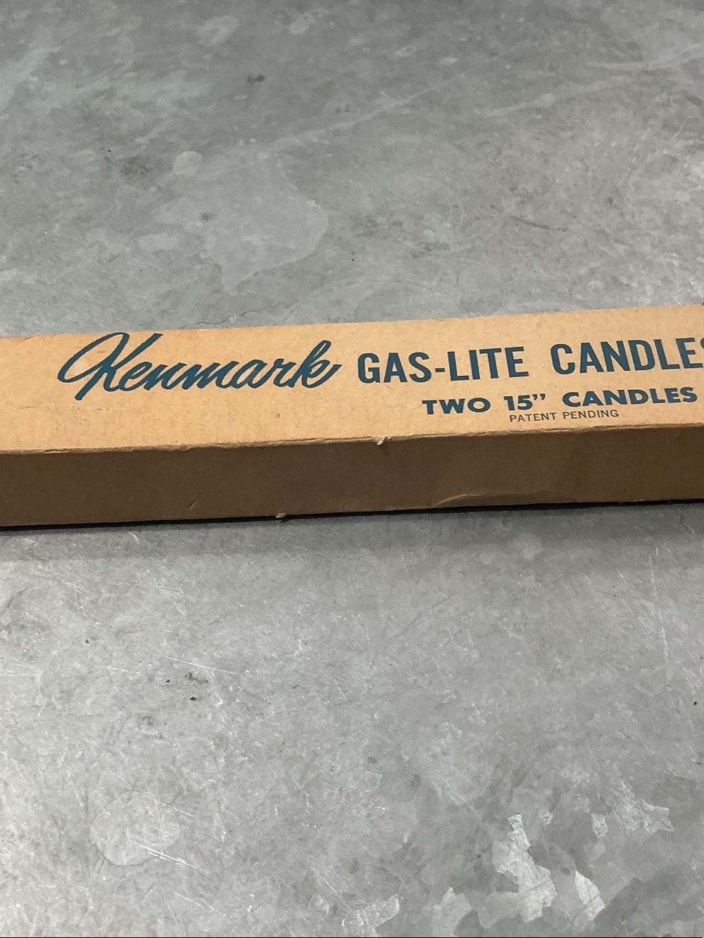 Gas-Lite Candles Boxed Set Vintage